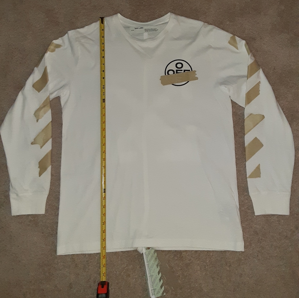 NWT MEN'S OFF-WHITE TAPE ARROWS T-SHIRT - Picture 4 of 13